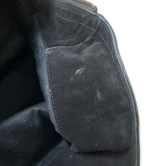 YSL Black Patent Leather Downtown Shoulder Tote Bag - Vintage Luxury - Picture 5 of 16